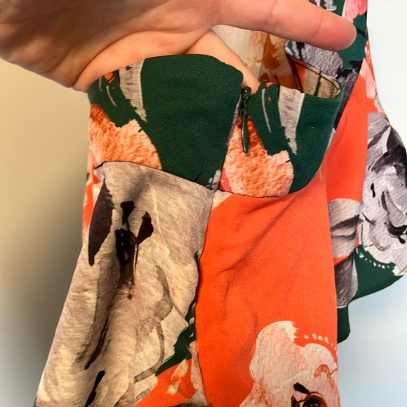 Marissa Webb Floral Sleeveless cut out top - Picture 10 of 11